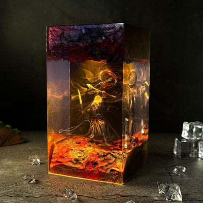 Elven Prince Resin Lamp