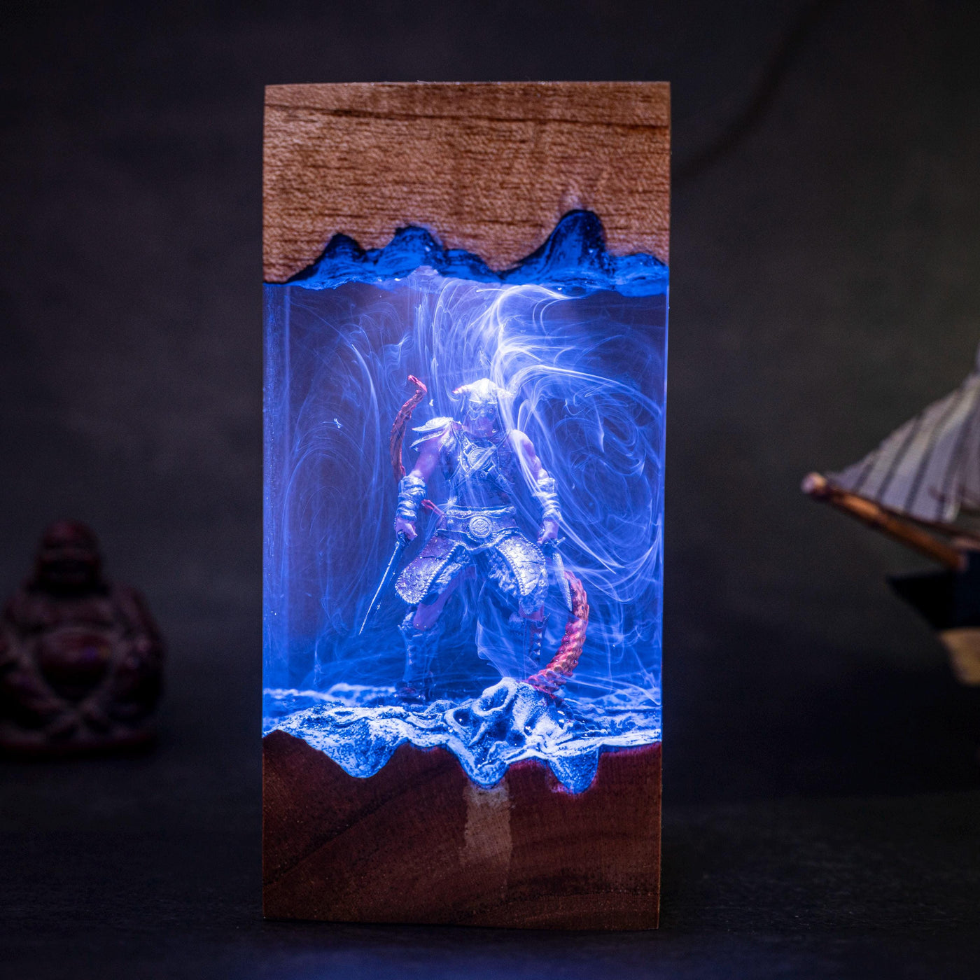Dragon Born Resin Lamp 3