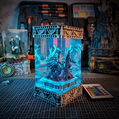 Hunter Resin Lamp