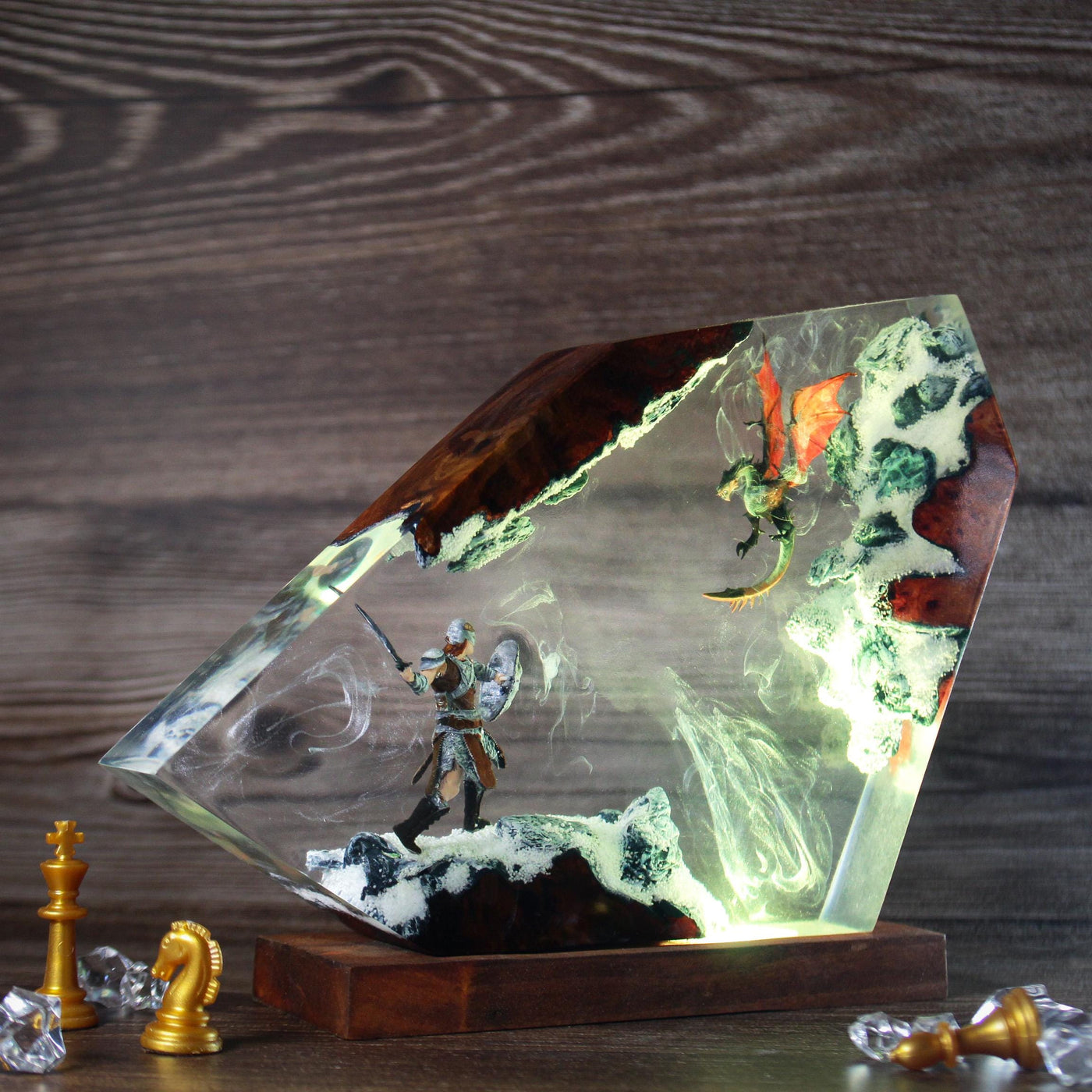 Dragon Born New Resin Lamp