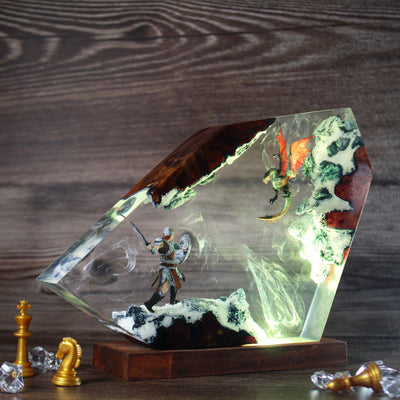 Dragon Born New Resin Lamp