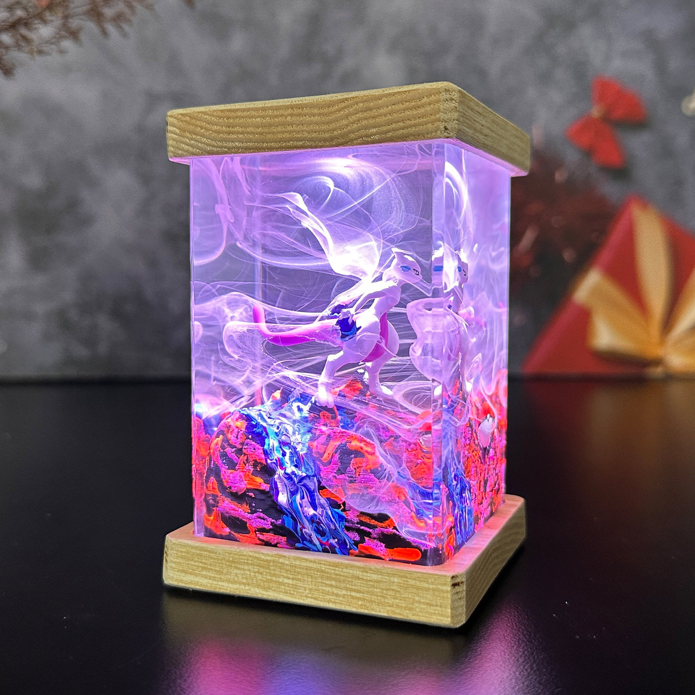 Mewtwo Resin Lamp 2