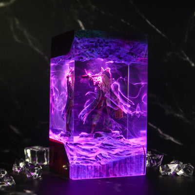 Davy Jones Resin Lamp