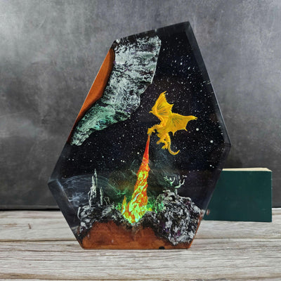Customer Fire Dragon Lamp