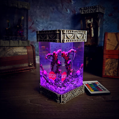 Dead Pool Resin lamp