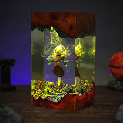 Fused Zamasu Resin Lamp