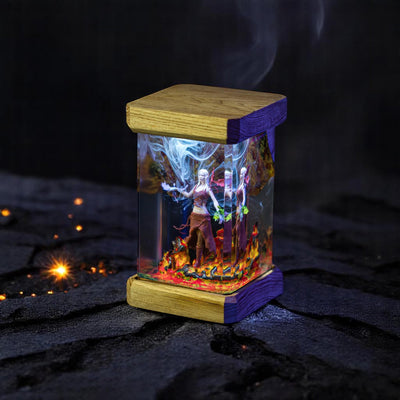 Handmade Mother's Dragon lamp