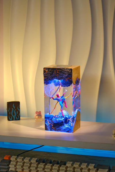 Custom Spider Man Lamp