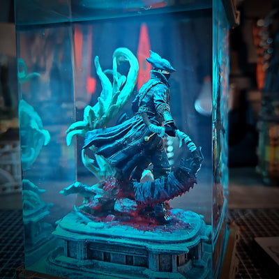 Hunter Resin Lamp