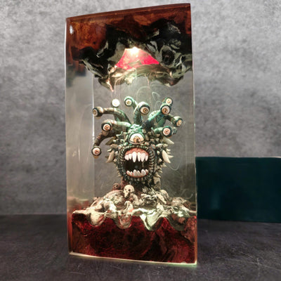 Beholder's Eye Resin Lamp