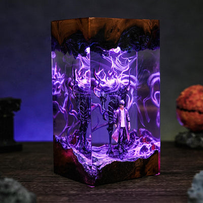 Sung Jinwoo Figure Epoxy lamp