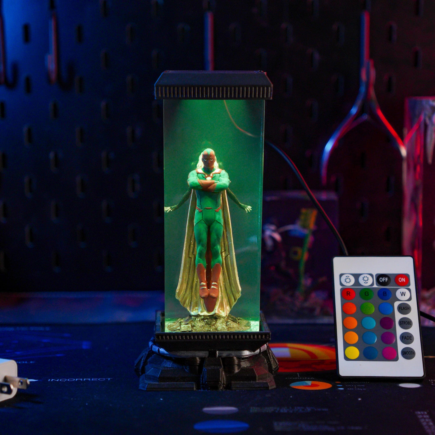 Superhero Epoxy Resin Lamp 5