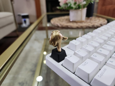 Golden Glove Finger Keycap