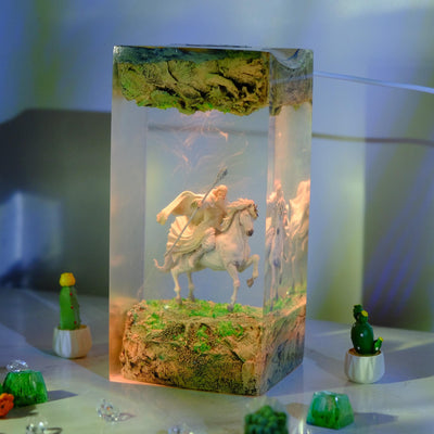 Elven Prince Resin Lamp