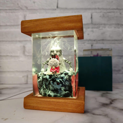 Cult Lamb + Evil Goat Resin Lamp