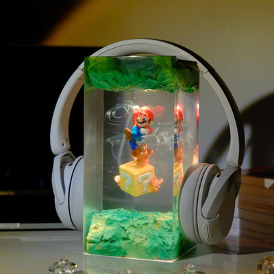Super Mario Resin Lamp 2