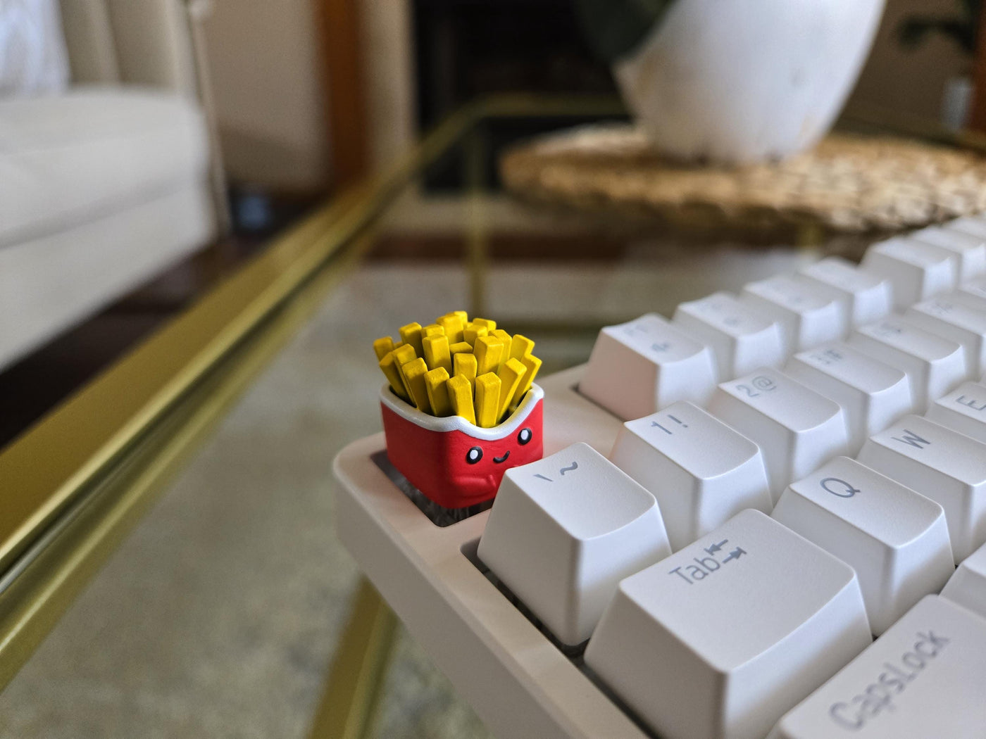 Fries Food Keycap