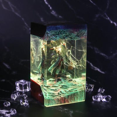 Davy Jones Resin Lamp