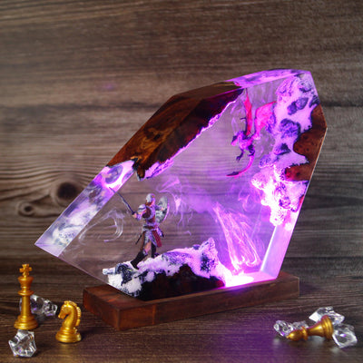 Dragon Born New Resin Lamp