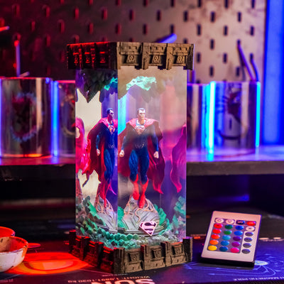 Superhero Epoxy Resin Lamp 7