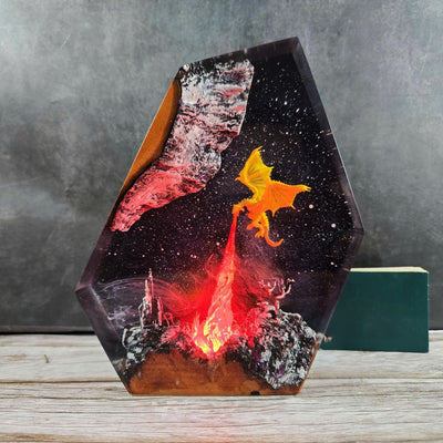 Customer Fire Dragon Lamp