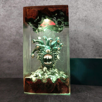 Beholder's Eye Resin Lamp