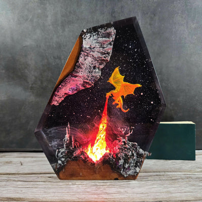 Customer Fire Dragon Lamp