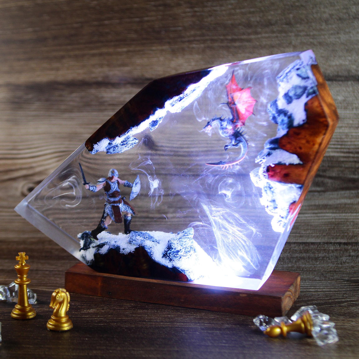 Dragon Born New Resin Lamp
