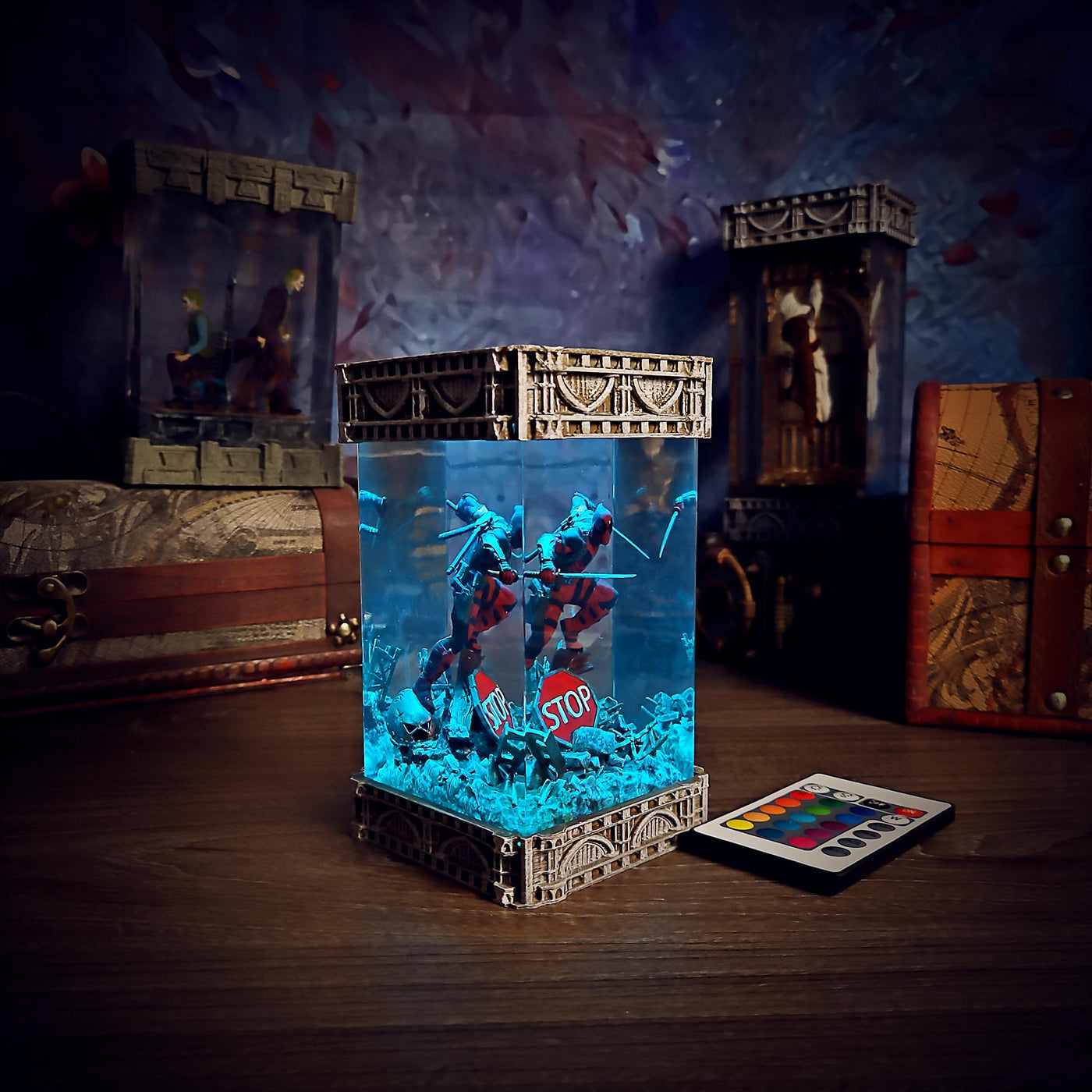 Dead Pool Resin lamp