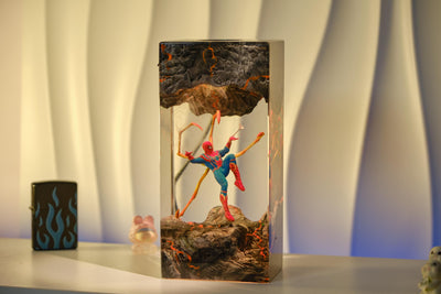 Custom Spider Man Lamp