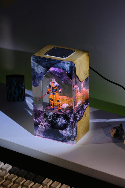Custom Haft Life Resin lamp