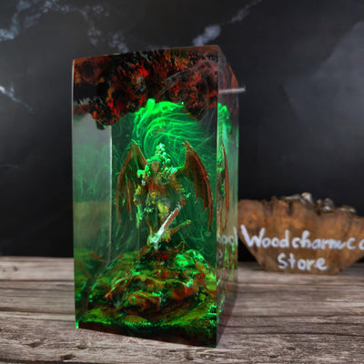 Angron Resin Lamp