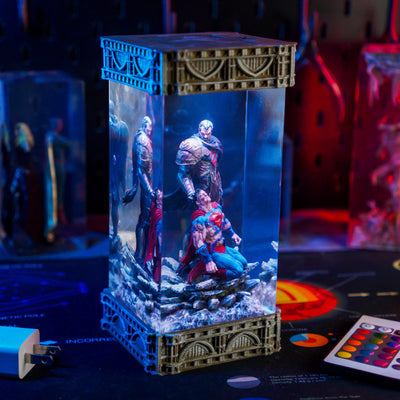 Superhero Epoxy Resin Lamp 4