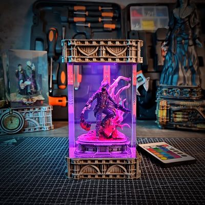 Hunter Resin Lamp