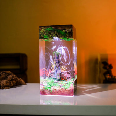 Baby Gro.ot Resin Lamp