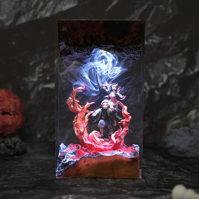 Demon Slayer Tanjiro & Nezuko Lamp Ver 2