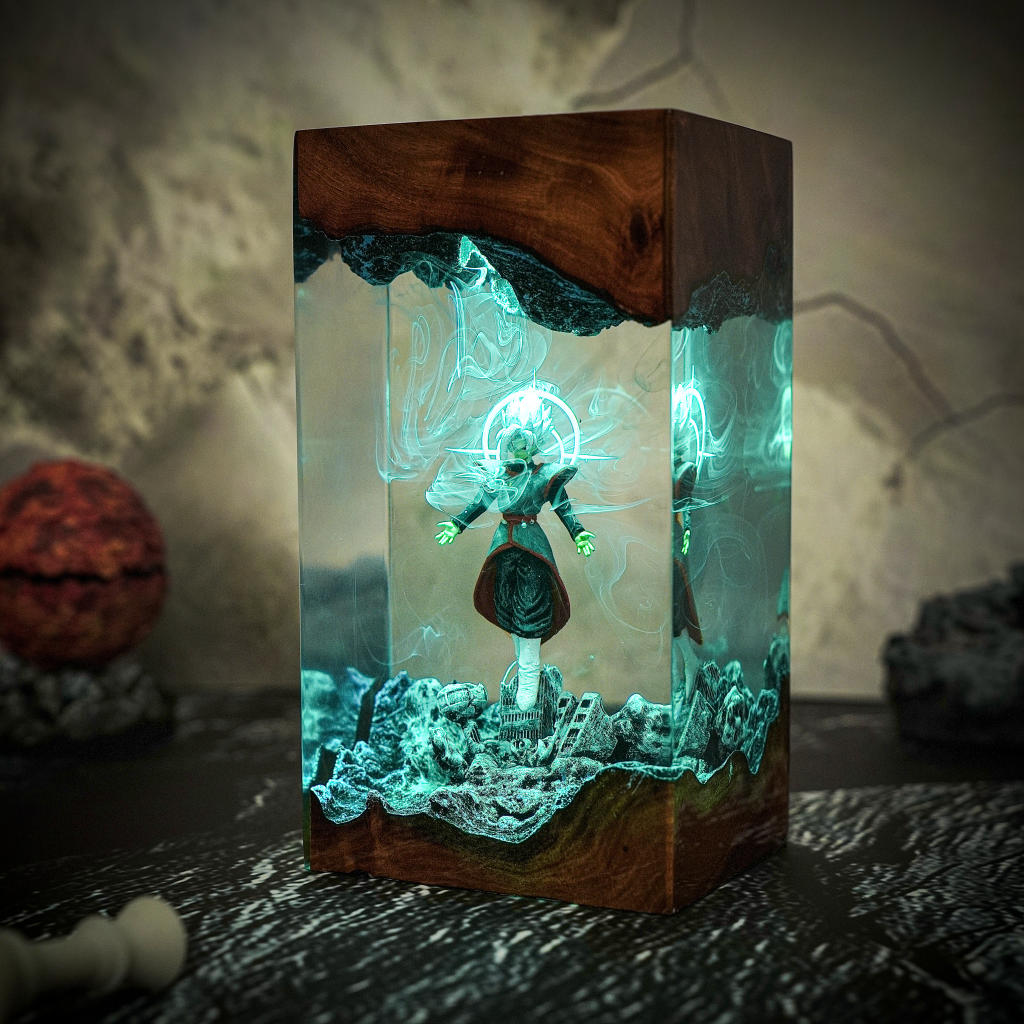 Fused Zamasu Dragon Ball Resin Lamp