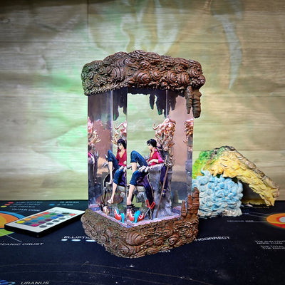 Luf.fy on Thro.ne One Pi.ece Resin Lamp