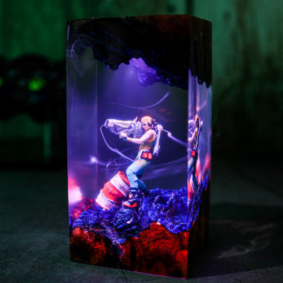 Raz.e Valor.ant Epoxy Resin Wood Lamp