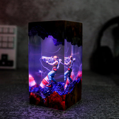 Raz.e Valor.ant Epoxy Resin Wood Lamp