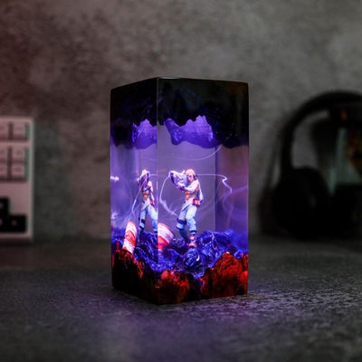 Raz.e Valor.ant Epoxy Resin Wood Lamp