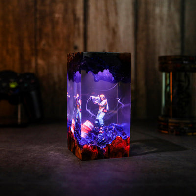 Raz.e Valor.ant Epoxy Resin Wood Lamp