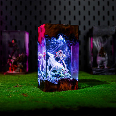 Princess Mono.noke Resin Lamp 2