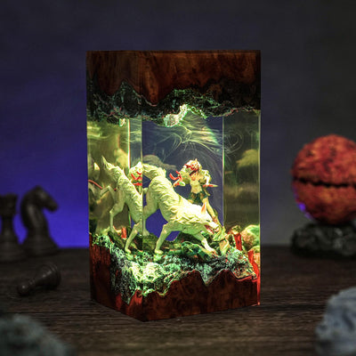 Princess Mono.noke Resin Lamp 2