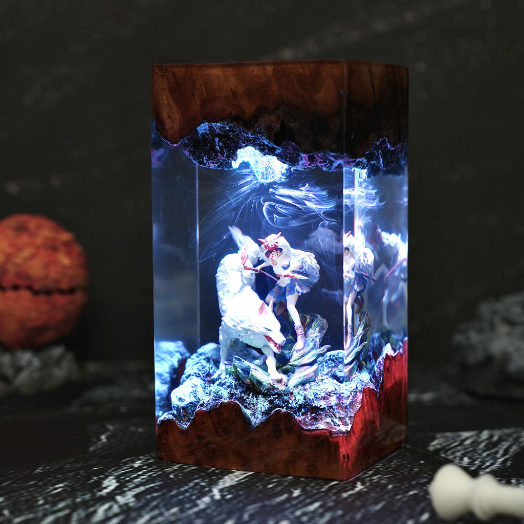 Princess Mono.noke Resin Lamp 2
