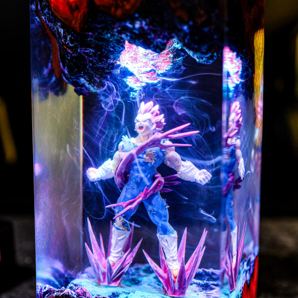 Vegeta’s Power Epoxy Night Lamp