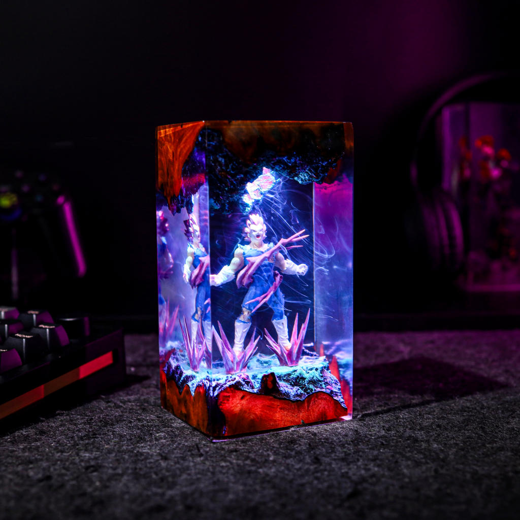 Vegeta’s Power Epoxy Night Lamp