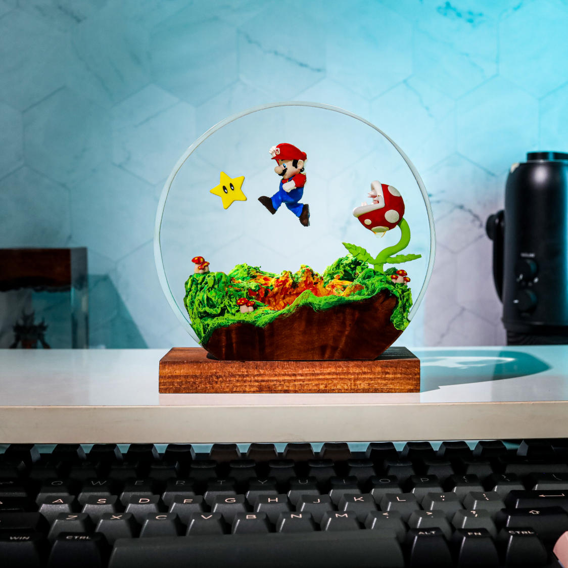 Circular Super Mario Night Light