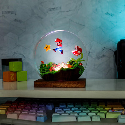 Circular Super Mario Night Light