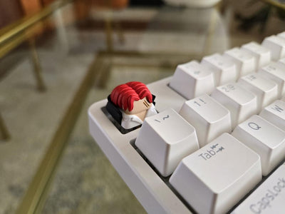 Red-Haired Shanks Fanart Keycap